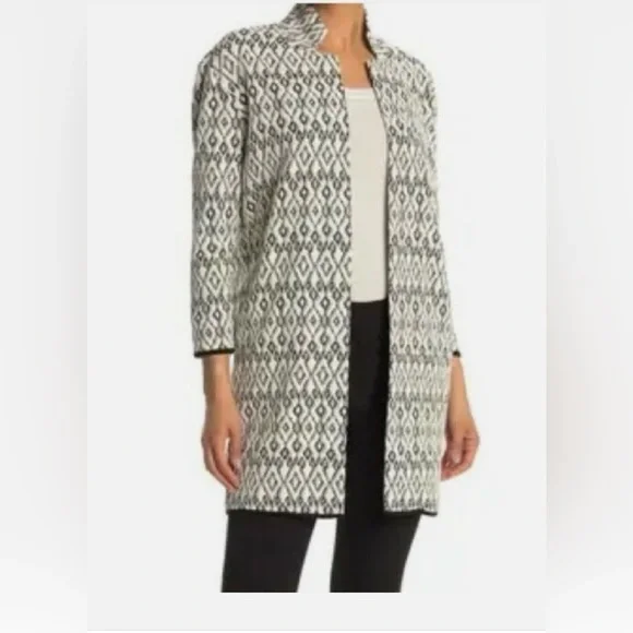 Philosophy Silver Diamond Pattern Knit Sweater - NWT Size M - Picture 2 of 9